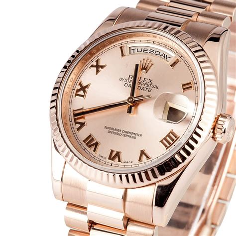 bob's rolex rose gold.